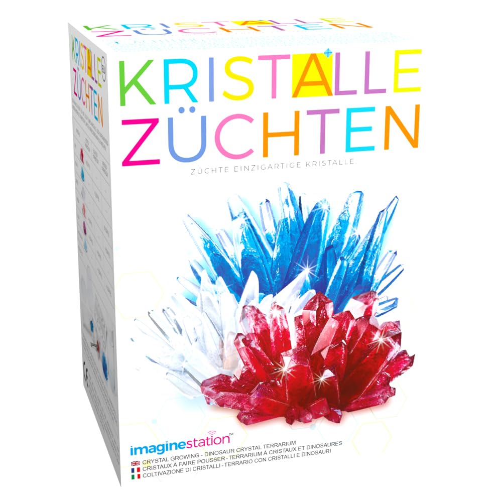 HCM Kinzel 68677 experiment box crystals breeding crystal cultivation kit, multicoloured