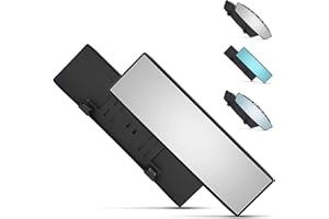 VERIVUE MIRRORS Verivue Universal Panoramic 12-Inch Rear View Mirror, Anti-Glare Wide Angle Car Mirror, Rearview Mirrors Accessory for Baby Rear-Facing, Clear Panoramic Convex Mirrors for Cars and SUVs