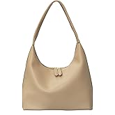 MaijjLyn Leather Hobo Bag Small Shoulder Purses for Women Slouchy Tote Handbag Vegan Leather Crescent Bag