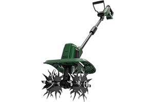 MAYOKI Cordless Tiller Cultivator Compatible with Makita 18V Battery(Tool Only), Electric Garden Rototiller w/270 RPM, 48 Steel Tines, 8.7" Tilling Width, 6.3" Depth, Portable Rotary Tiller for Soil