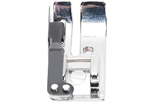 1/4 Inch Straight Stitch Presser Foot, Stainless Steel Sewing Machine Presser Foot with Clear Markings for Precise Fabric Ali