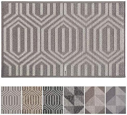 Sivass Non-Slip Coir Doormats, PVC Backed Indoor Outdoor Floor Mat/Machine Washable Entrance Barrier Dirt-Trapper Mats/Patio Garden Conservatory Door Mat (Camel/Time Cloister（50*80cm))