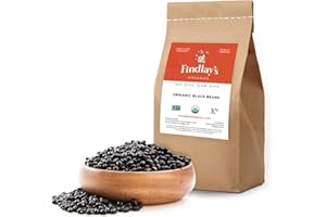 Black Beans Organically Grown in Michigan, USDA Organic Certified, Non-GMO, Farmer Direct, Gluten Free, Vegan, Frijoles Negros, Dry 10 Lbs / 4.53 Kg Total // Findlay's Organics