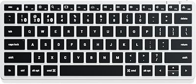 Satechi Slim X1 Bluetooth Keyboard US QWERTY Backlit Multi-Device Silver