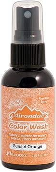 Ranger Tim Holtz Adirondack Farbe Waschen, Sunset Orange: Amazon.de