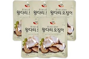 K-Herb Dried Squid – Korean Squid Flavorful Grilled Soft Butter Korean Dried Squid (Giant Squid Legs 5Pack)
