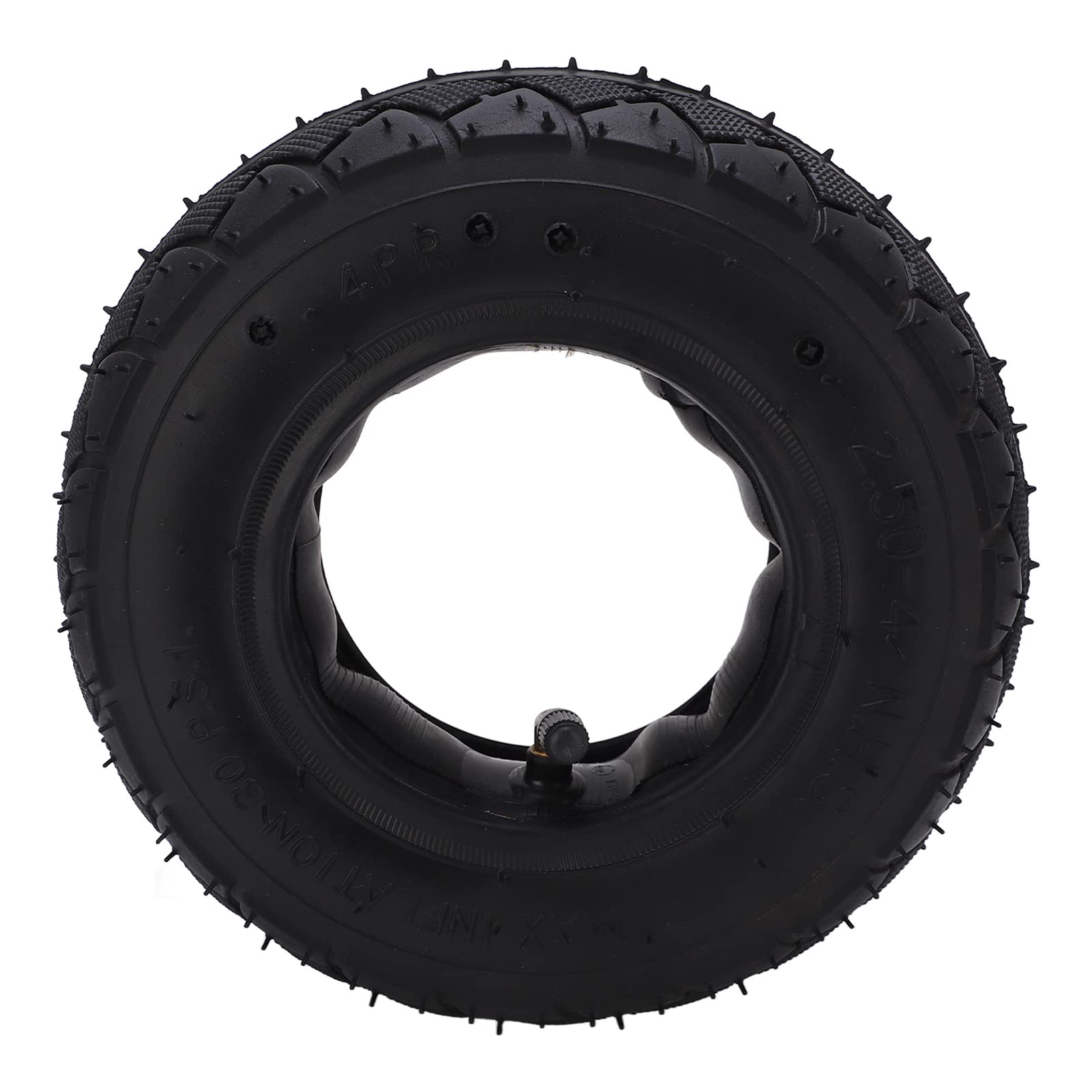 2.50‑4 Tire and Tube, Safe 2.50‑4 Tire and Inner Tube Set Low Noise Durable Rubber for Hand Truck