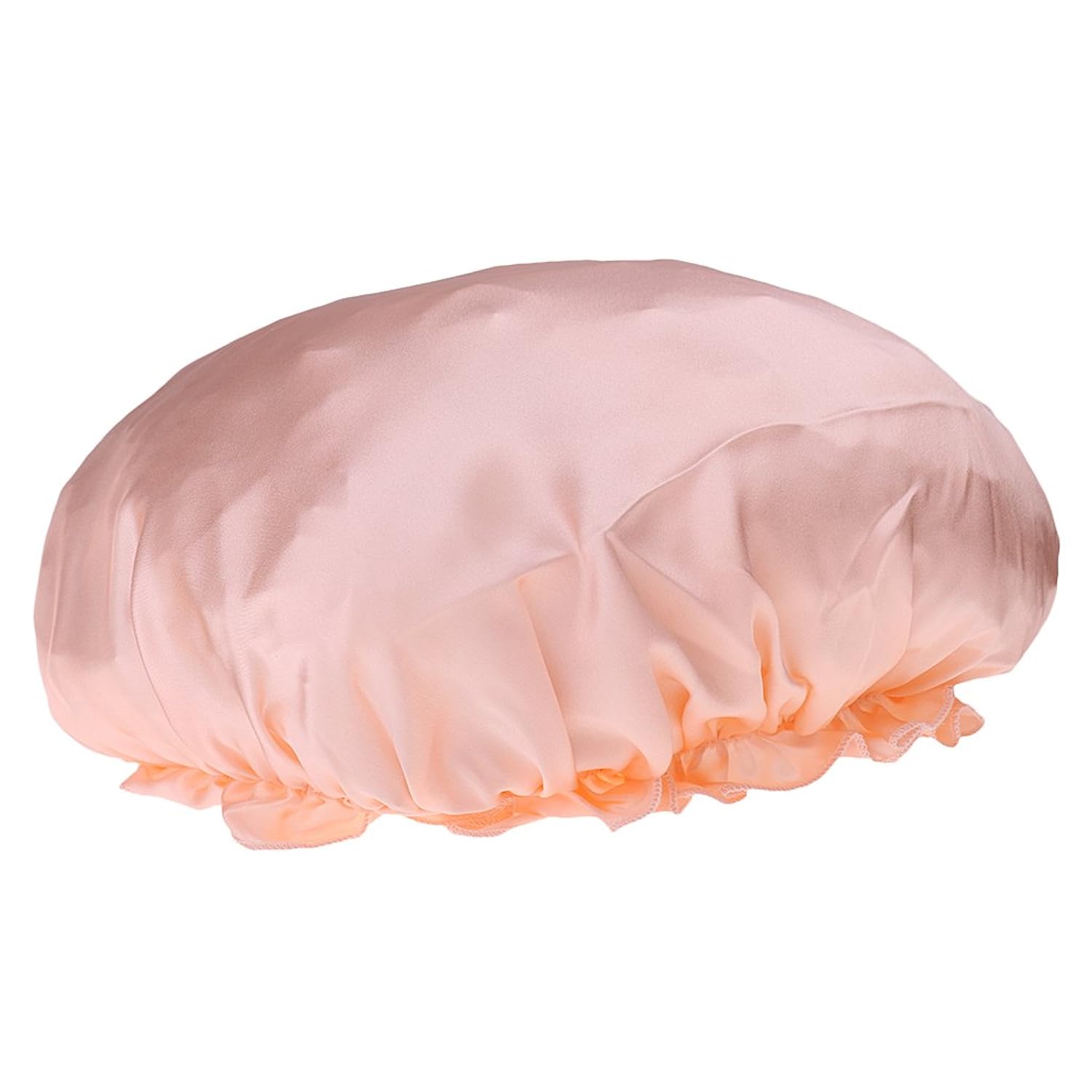 phenovo pure silk sleeping cap sleep hat night hair care bonnet scarves grey