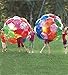 Light Up Multi Color Kaleidoscopic GBOP Great Big Outdoor Play Ball Confetti Filled Motion Activated LEDs Inflatable Durable PVC 65'' Diam