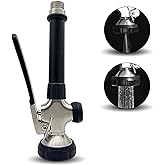 Achelous Pre Rinse Spray Commercial Sink Faucet Sprayer Dual Function,Spray Valve For Use In Commercial Kitchen Faucet,Stainless Steel Nickel Brushed Finished(Black)
