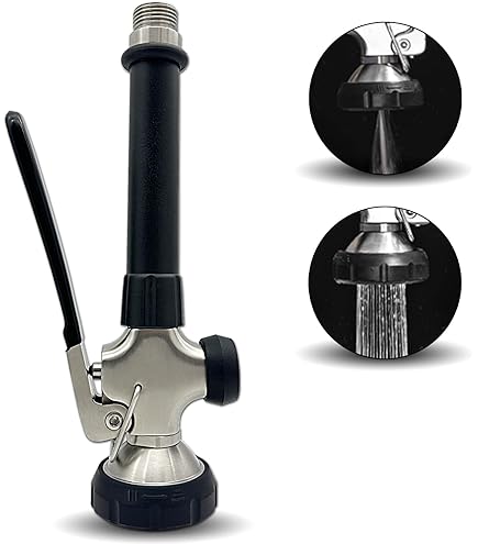 KANONEY Válvula De Pulverización De Preenjuague Con Manguera De 38 Pulgadas De Acero