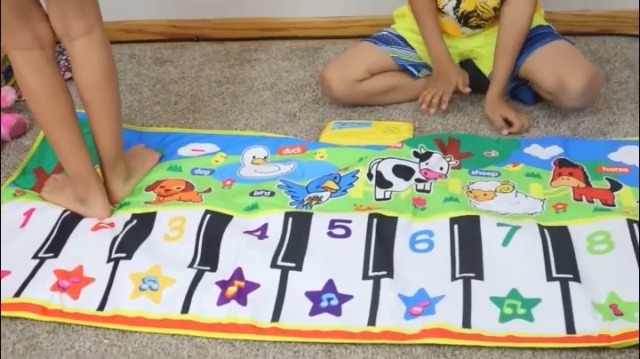 6 SANMERSEN+Keyboard+Blanket+Playmat+Toddlers