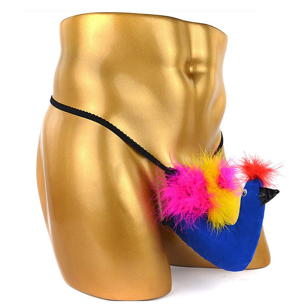 XinChangShangMao Aiung Men's Novelty Thongs Funny T-Back G-String Pouch Thong Underwear Gag Gifts