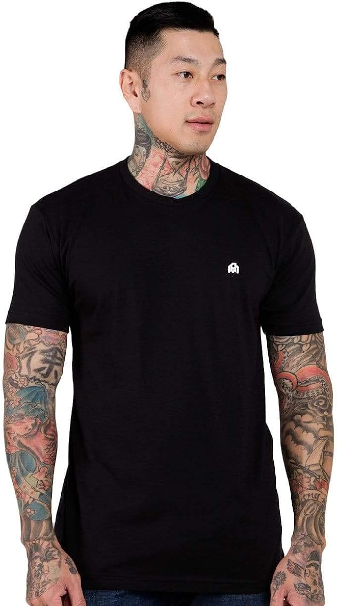 INTO THE AM Mens Premium Basic Tees UltraSoft Short Sleeve