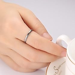 Jude Jewelers 2MM Tungsten Carbide Stackable Ring