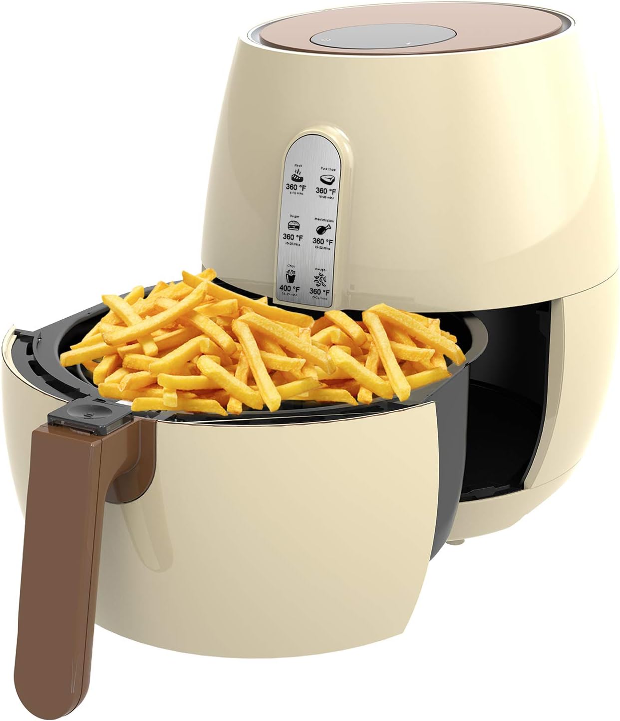 Air Fryer, SincaLong Oven Oilless Cooker with 7 Cooking Presets, Large Capacity 3.5L Electric Air Fryer with LED Digital Touchscreen