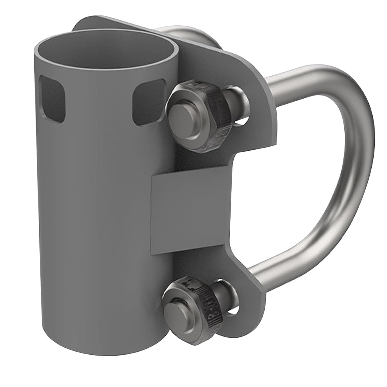 Universal Antenna Mount Bracket Antenna Mast Clamp Heavy Duty Stainless Steel Antenna Pole Mounting Hardware Adjustable Holder for TV CB Ham Outside Home Weather Station 30mm-50mm