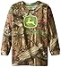 John Deere Little Boys' Long Sleeve Trademark Tee Mossy Oak Child