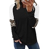 onlypuff Long Sleeve Shirts for Women Fall Fashion Tops Clothing