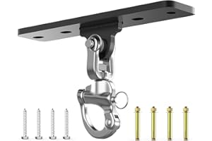 Eapele Punching Bag Hanger, Heavy Bag Ceiling Mount Holder for Hanging, 360° Swivel Boxing Bag Hanger for MMA Training, Muay Thai Bags, Heavy Duty Hook for Aerial Yoga, Porch Swings, Hammock Chairs