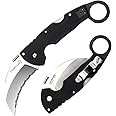 Cold Steel Tiger Claw 3" S35VN Razor-Sharp Blade 6" Easy-to-Grip G-10 Handle EDC Tactical Folding Knife with Tri-Ad Locking Mechanism