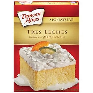 Duncan Hines Signature Tres Leches Deliciously Moist Cake Mix, 2 Pack