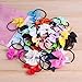 ICObuty 20 Pairs 2.5 Inch Hair Bow Rope Hair Elastic Hair Ties Ponytail Holder
