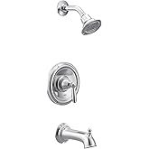 Moen Brantford Chrome PosiTemp Pressure Balancing Tub and Shower Trim Kit without Valve, T62153