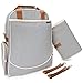 Diaper Bag | Backpack Baby Bags | Waterproof | Unisex | Spacious Nautical Navy and Cream Stripe by O’Beanie