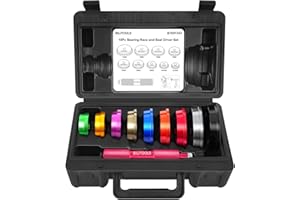 BILITOOLS Bearing Press Kit, 10 Piece Bearing Race and Seal Driver Set, Seal Driver Installer Set for Bearing Installation