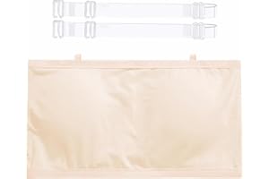 SEAUR Girl's Strapless Bandeau Bra Seamless Lightly Padded Bralette Tube Top
