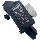 Bizerba Sharpening Stone Attachment for Deli Slicers - Coarse &amp; Fine Stones - Made in Italy by Cozzini Cutlery Imports - Black