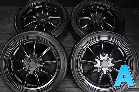 Amazon 送料無料 中古タイヤ 4本セット ヨコハマ Sドライブ 165 50r15 ファブレス バローネ Mc 9 15x5 0 45 100 4穴 ラパン エブリィ等軽自動車に サマータイヤ S タイヤ ホイールセット 車 バイク