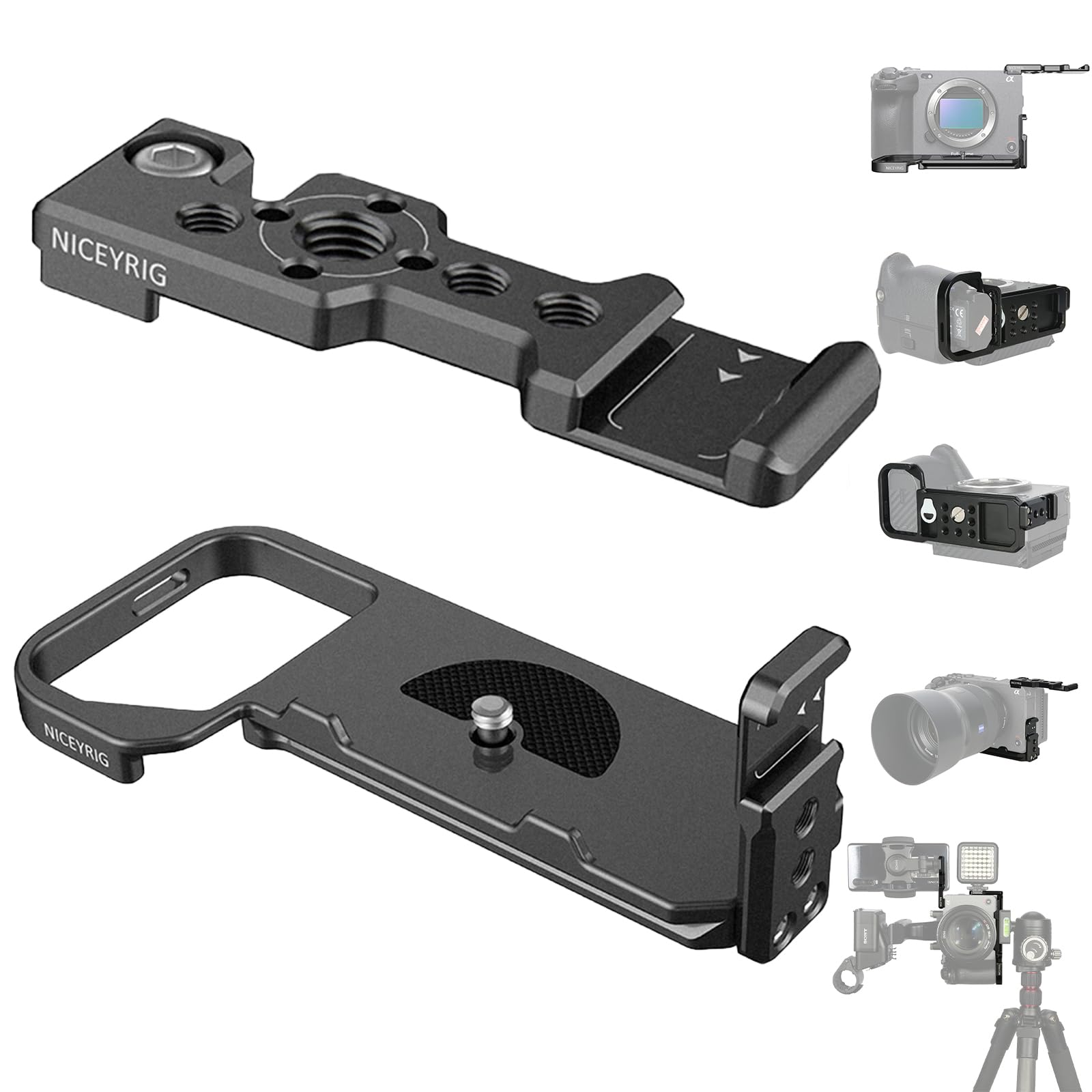 NICEYRIG Camera Half Cage Kits for Sony FX3-445