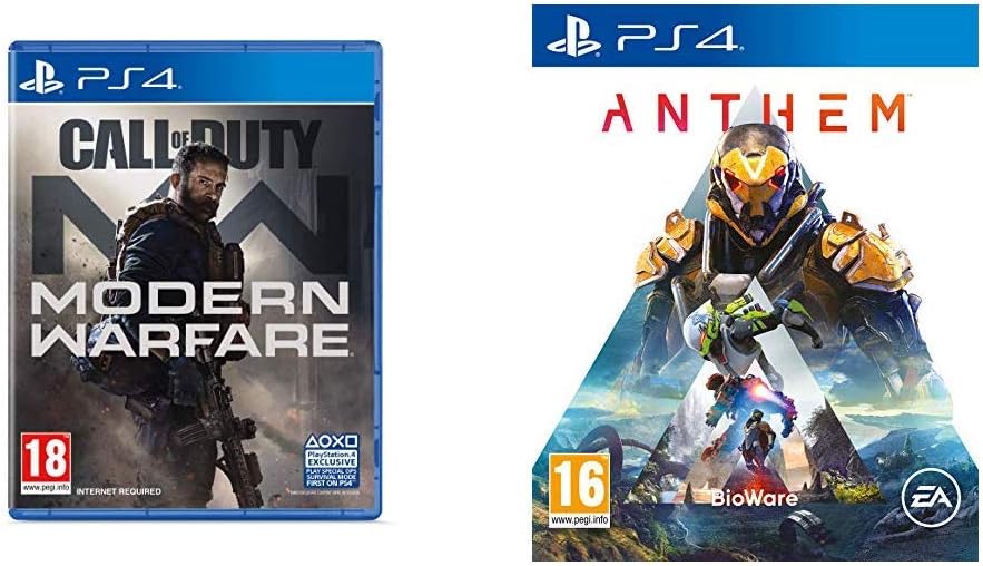 Call of Duty: Modern Warfare (PS4) (Exclusive to Amazon.co.uk) + Anthem (PS4)