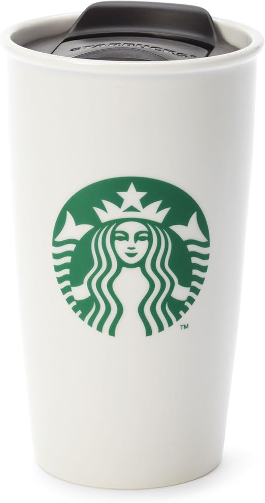 Amazon Com Starbucks Double Wall Ceramic Traveler 12 Fl Oz Home