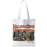 MGFYFGHJ Halloween Tote Bag, Halloween Goodie Candy Bags