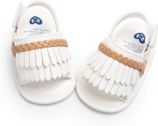 girls white sandals size 3