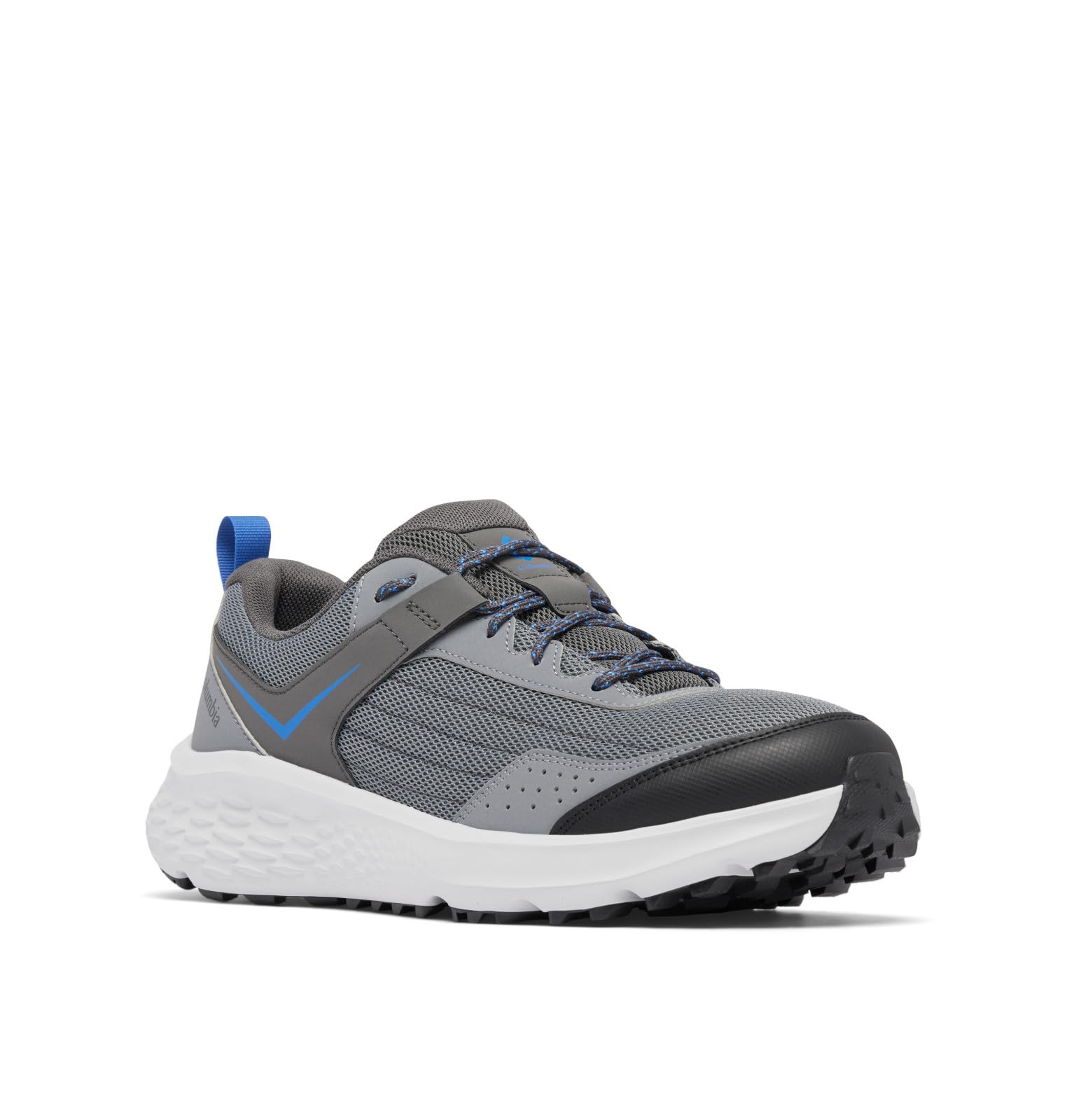 Columbia Men's Vertisol Trail, Titanium Grey Steel/Vivid Blue, 7.5 Image Columbia Men's Vertisol Trail, Titanium Grey Steel/Vivid Blue, 7.5 Image