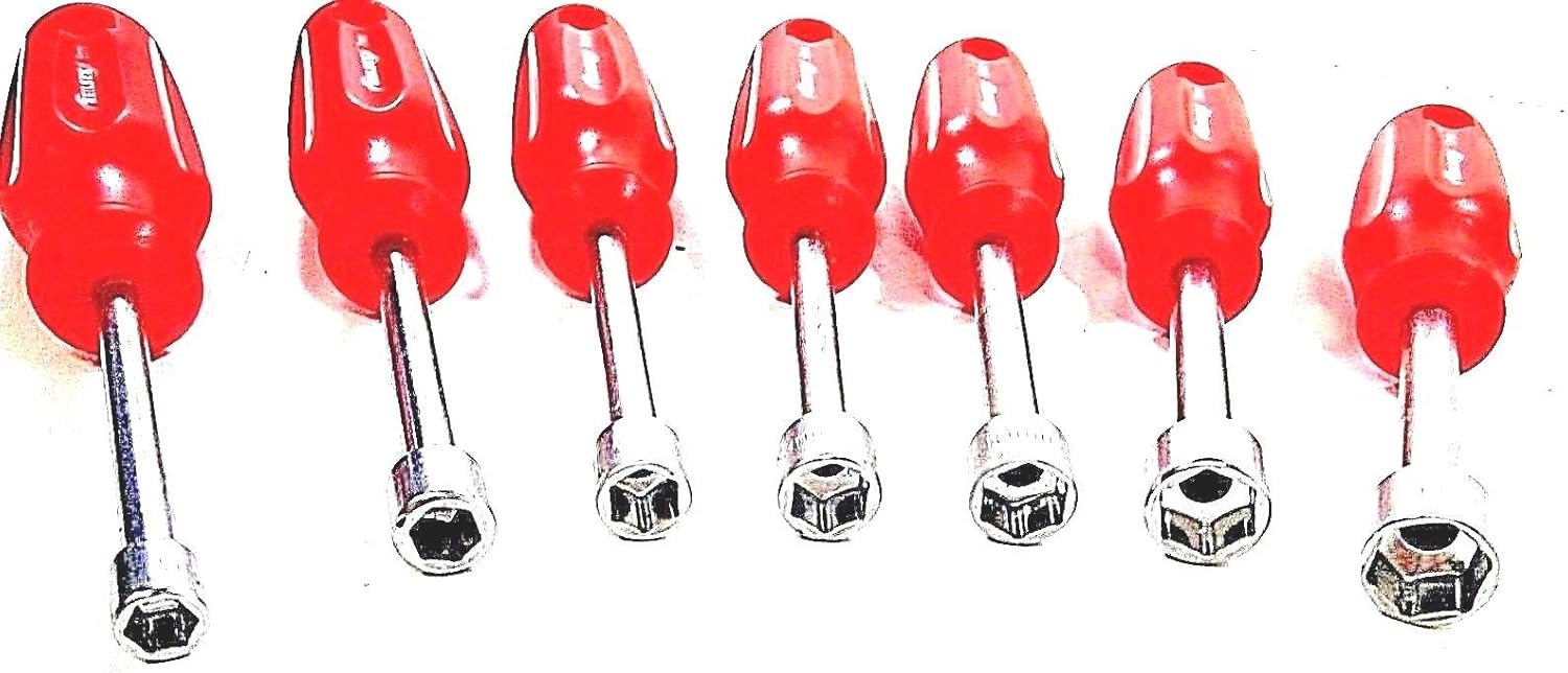 Neilsen CT1386 7pc Metric Nut Driver Set - 6 Point, Chrome, 6 | 7 | 8 | 9 | 10 | 11 | 12mm - Image 4
