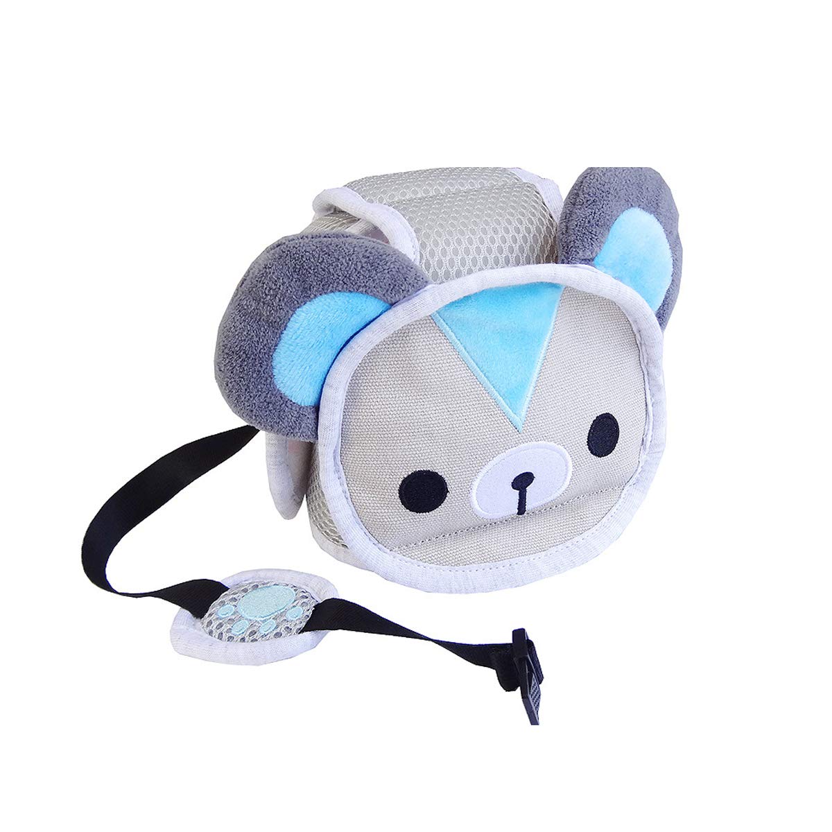 Eyand Baby Safety Helmet - Breathable Headguard Adjustable Safety Protective Cap for Toddlers Learn to Walk, Infant Comfortable Head Protector Hat(Grey Bear)