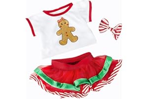 Teddy Mountain Christmas Gingerbread Outfit Teddy Clothes to fit 15-16 inches (40cm) Build a Bear