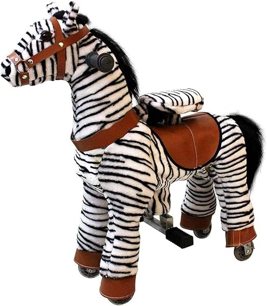 ride on zebra toy