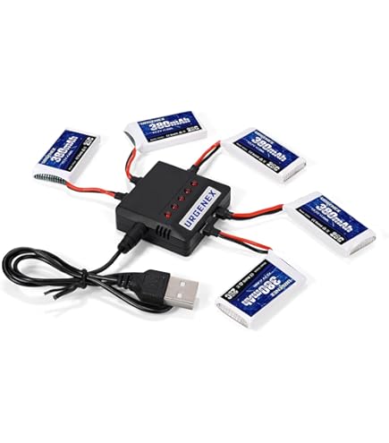 Amazon.com: 3.7V 30C 520mAh Battery for XK K110 110S V977 6CH