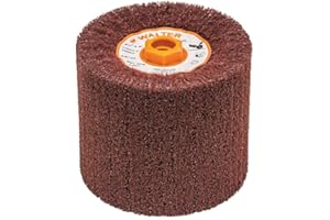 WALTER SURFACE TECHNOLOGIES WALTER Linear Finishing Abrasive Medium Grit 3800 RPM Surface Conditioning Drum