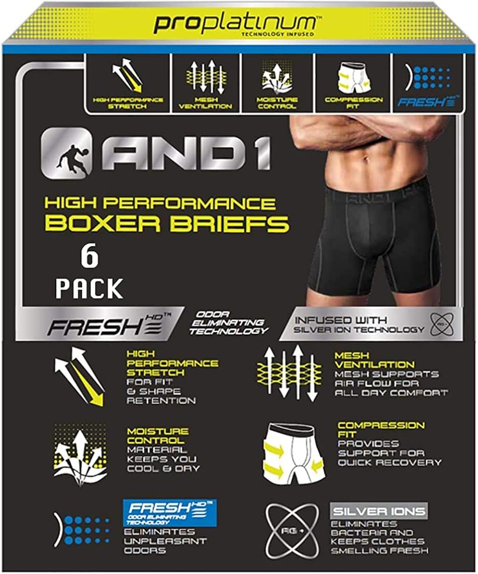 and1 high performance boxer briefs