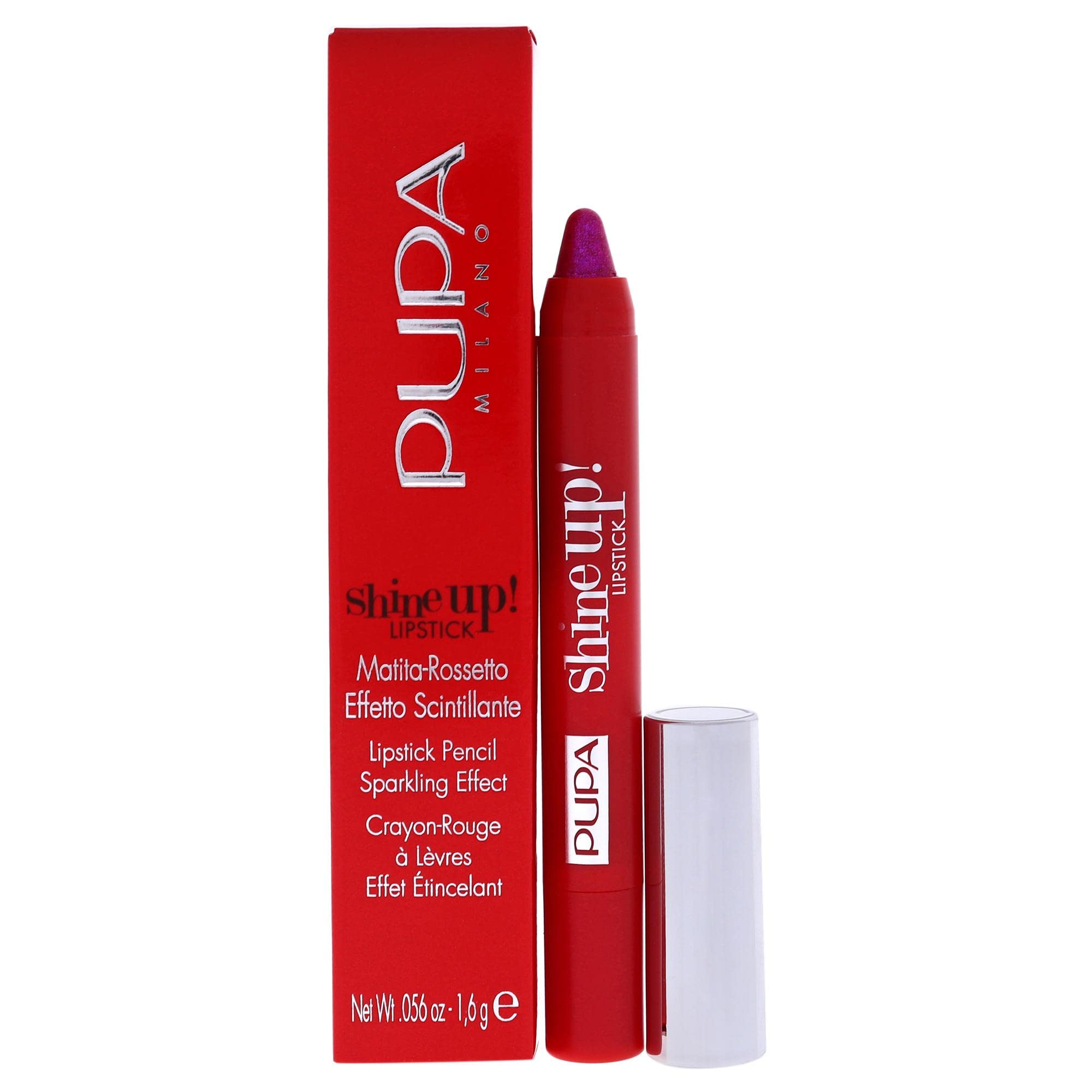 Pupa Milano Shine Up! Lipstick - 007 Be Hot Be Pink For Women 0.056 oz Lipstick