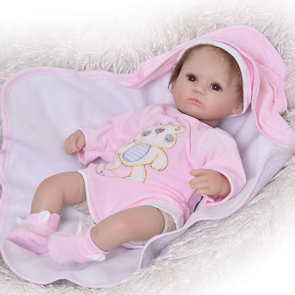 Poupees Poupons Et Accessoires Poupees Et Accessoires Loclic Com Zhangyy 17 Pouces 43 Cm Realiste Realiste Reborn Bebe Poupees Enfant En Bas Age Bebe Fille Poupee A La Main Souple Vinyle Silicone Nouveau Ne