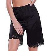 Women's Pettipant Half Slip Culotte Slip Bloomers Wide Leg Pajama Pants for Split Skirt Lace Pettipants Snip​