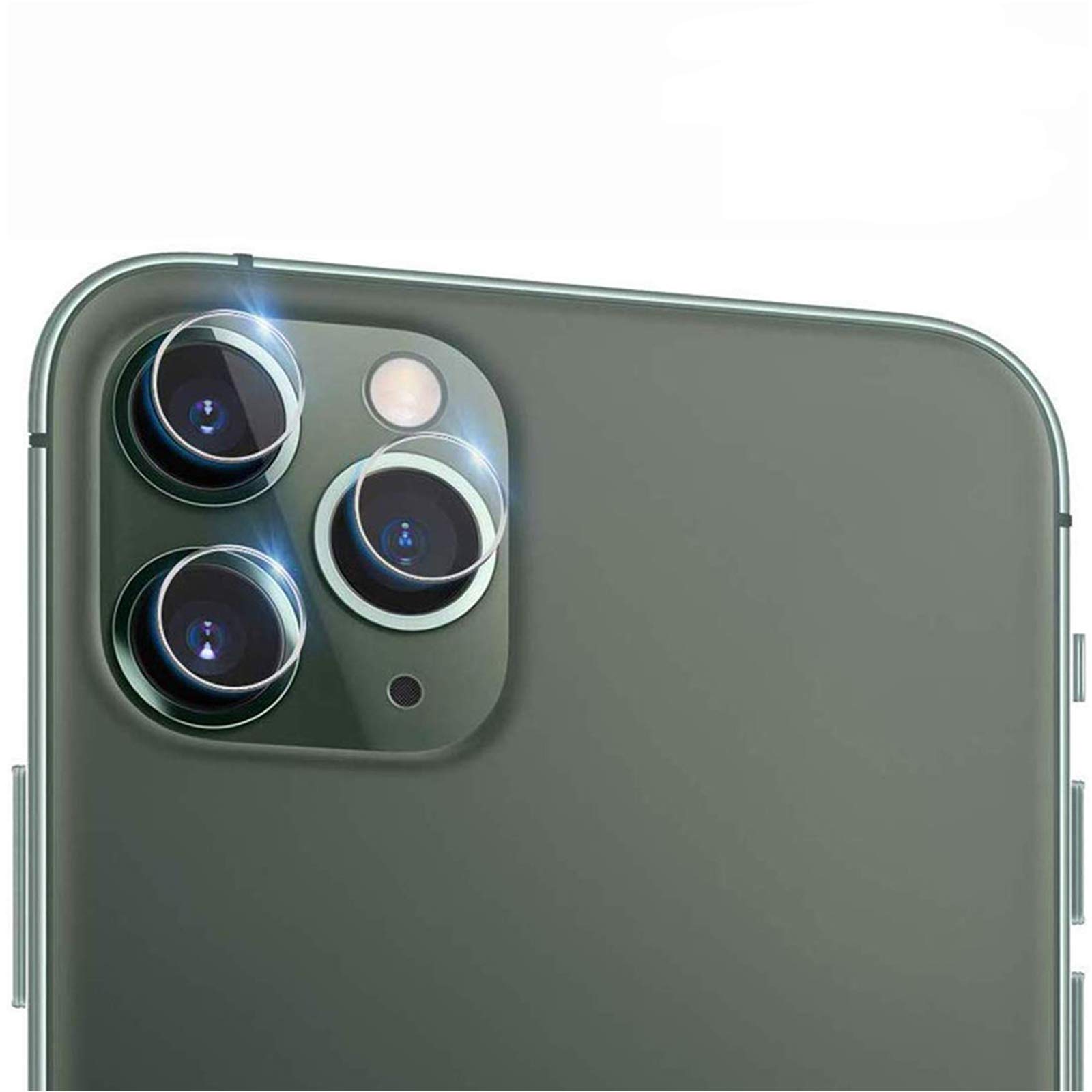 UEEBAI Rear Camera Lens Protector for iPhone 11 Pro 5.8" iPhone 11 Pro Max 6.5", 4 Pieces Clear Ultra Thin High Definition Anti-scratch Tempered Glass Back Lens Cover Glass Protective Film-Transparent